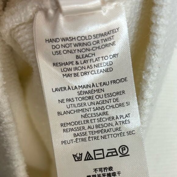 Free People Ottoman Slouchy Tunic in Ecru Ivory Oversized Relaxed Size Small - Picture 11 of 16